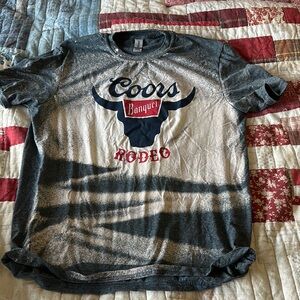 Gildan Coors Banquet Rodeo Tee - Black and White